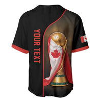 Personalized Canada Football 2026 Baseball Jersey Trophy Flag Pride Art
