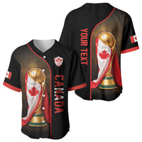 Personalized Canada Football 2026 Baseball Jersey Trophy Flag Pride Art