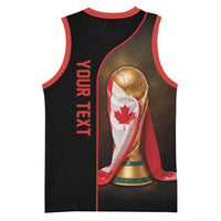 Personalized Canada Football 2026 Basketball Jersey Trophy Flag Pride Art
