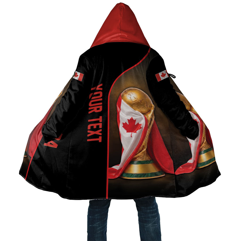 Personalized Canada Football 2026 Cloak Trophy Flag Pride Art