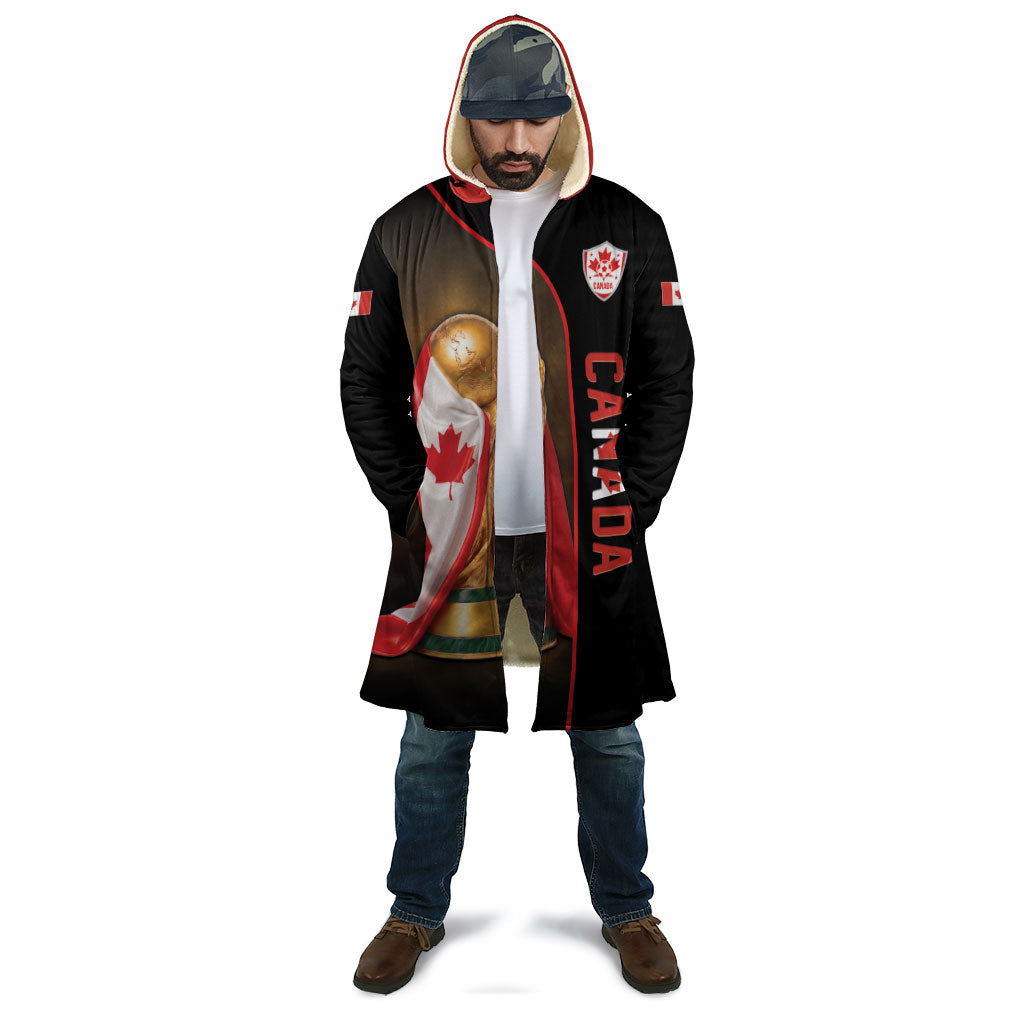 Personalized Canada Football 2026 Cloak Trophy Flag Pride Art