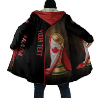 Personalized Canada Football 2026 Cloak Trophy Flag Pride Art