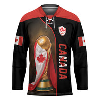 Personalized Canada Football 2026 Hockey Jersey Trophy Flag Pride Art