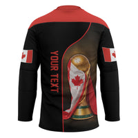 Personalized Canada Football 2026 Hockey Jersey Trophy Flag Pride Art