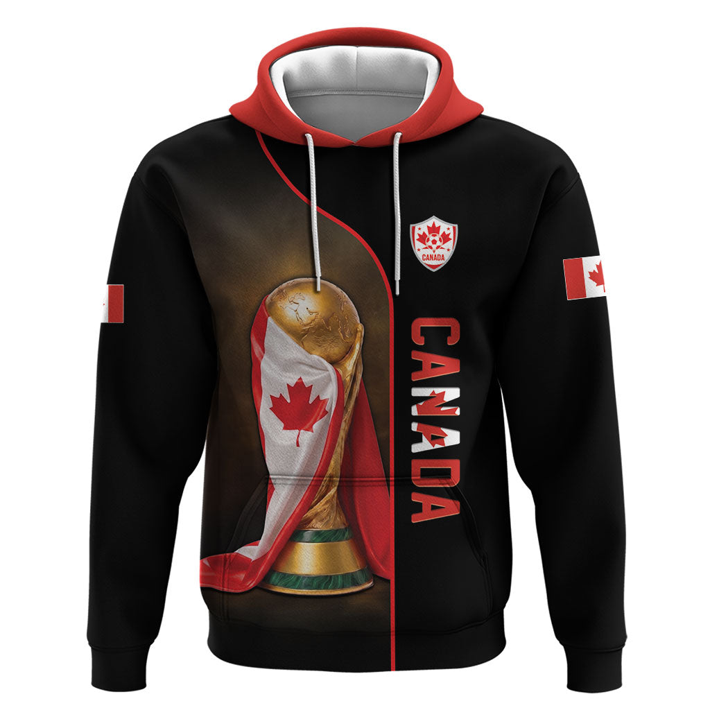 Personalized Canada Football 2026 Hoodie Trophy Flag Pride Art