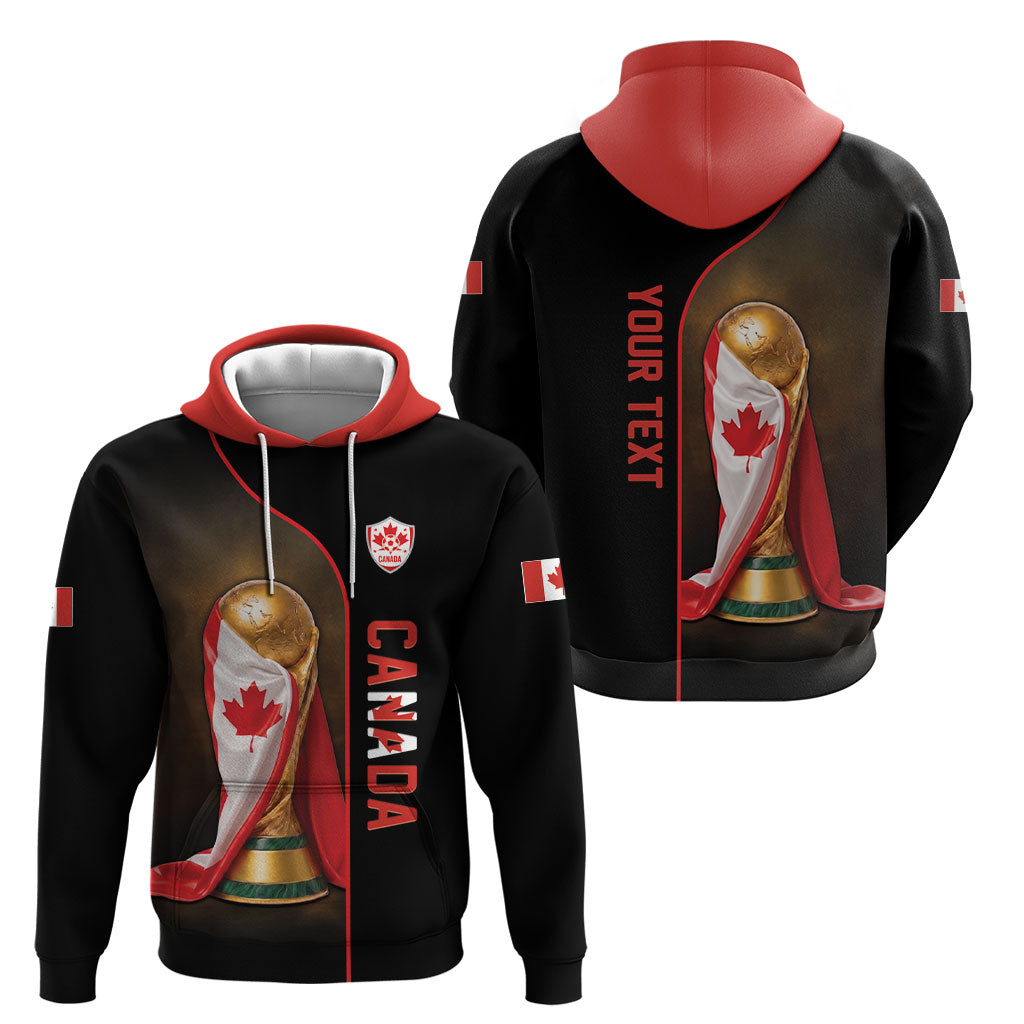 Personalized Canada Football 2026 Hoodie Trophy Flag Pride Art