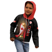 Personalized Canada Football 2026 Kid Hoodie Trophy Flag Pride Art