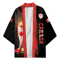 Personalized Canada Football 2026 Kimono Trophy Flag Pride Art