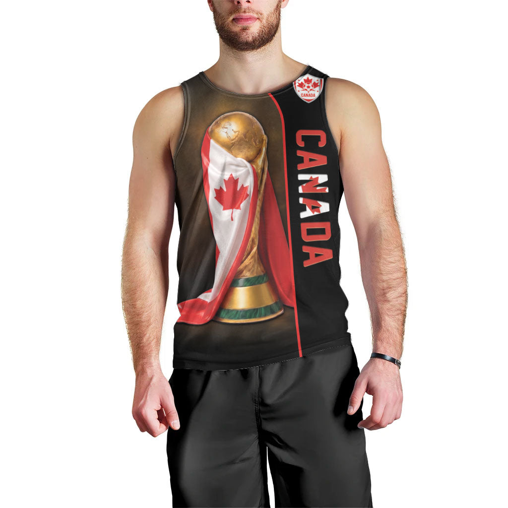 Personalized Canada Football 2026 Men Tank Top Trophy Flag Pride Art