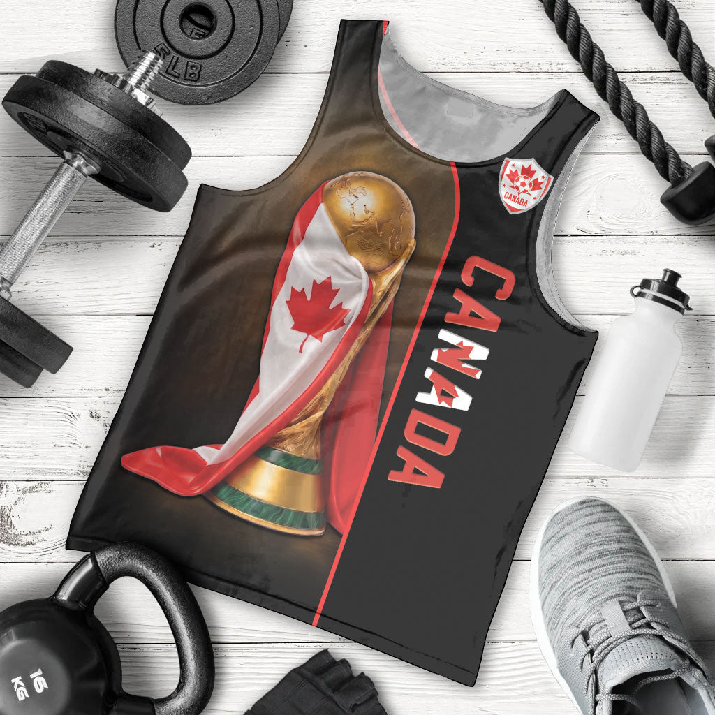 Personalized Canada Football 2026 Men Tank Top Trophy Flag Pride Art