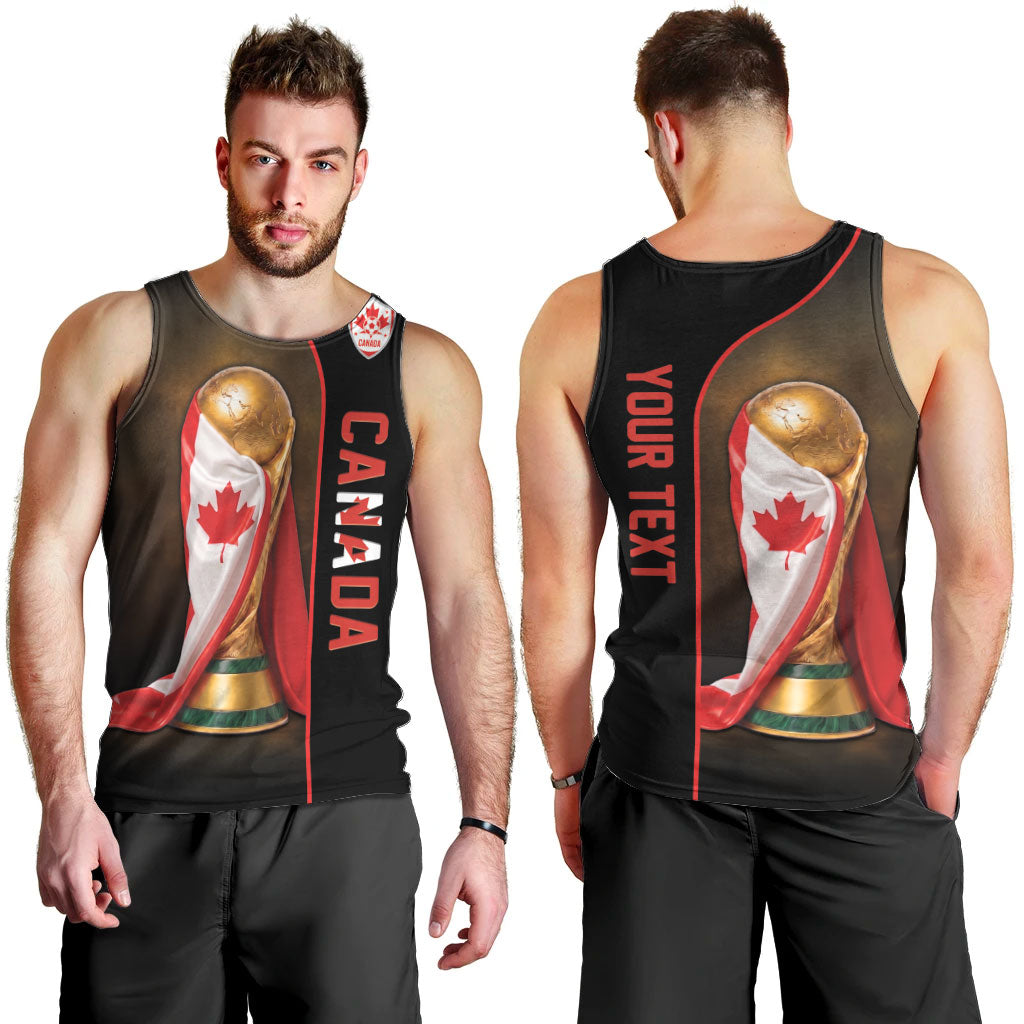 Personalized Canada Football 2026 Men Tank Top Trophy Flag Pride Art