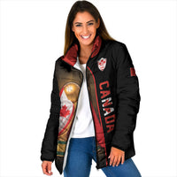 Personalized Canada Football 2026 Padded Jacket Trophy Flag Pride Art
