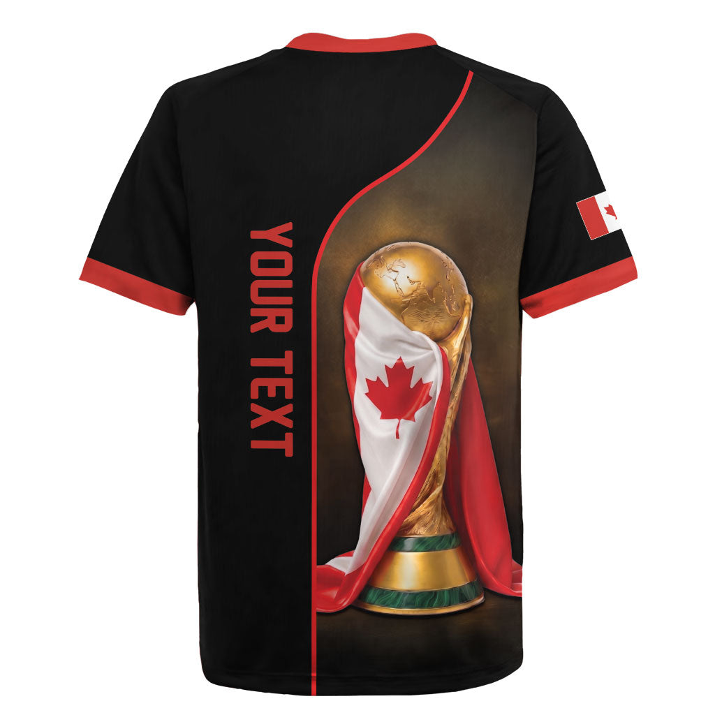 Personalized Canada Football 2026 Rugby Jersey Trophy Flag Pride Art