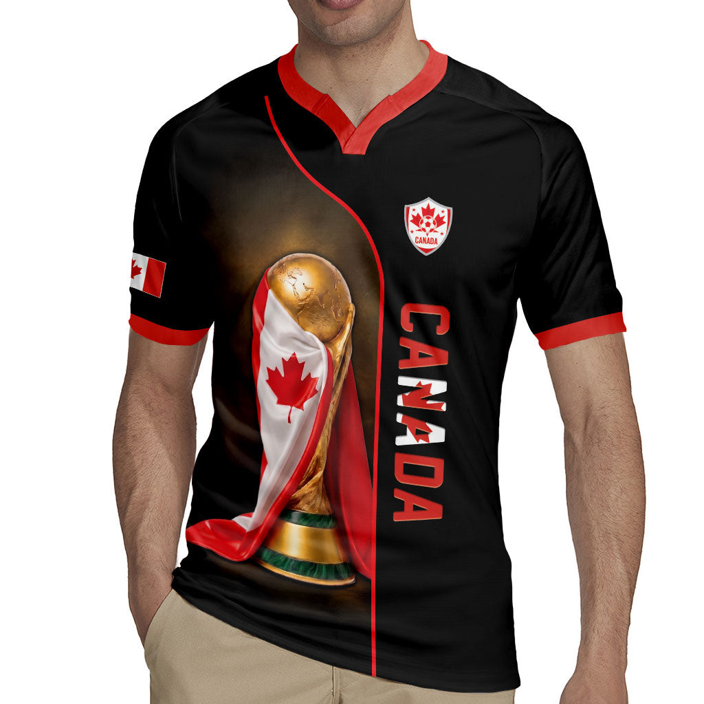 Personalized Canada Football 2026 Rugby Jersey Trophy Flag Pride Art