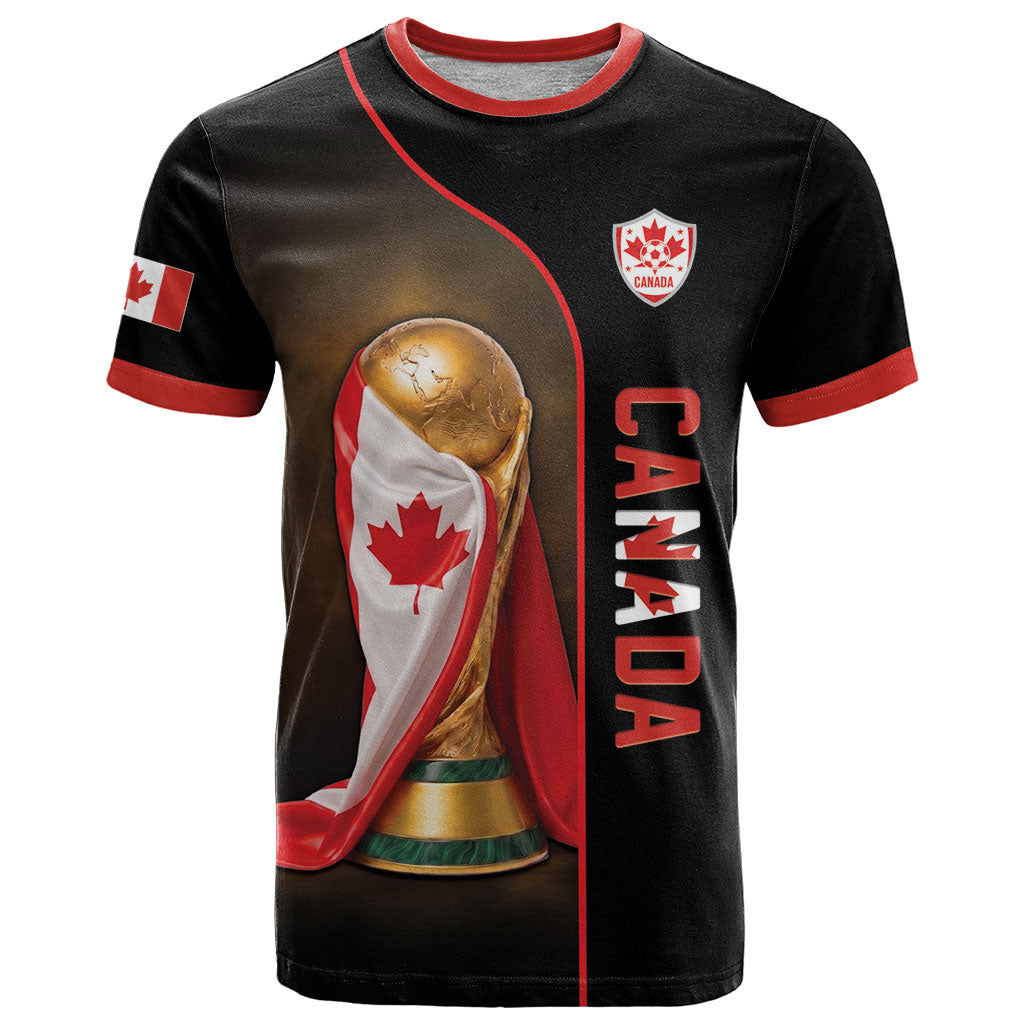 Personalized Canada Football 2026 T Shirt Trophy Flag Pride Art