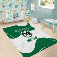 Personalized Italy Marche Area Rug Flag Style - Wonder Print Shop
