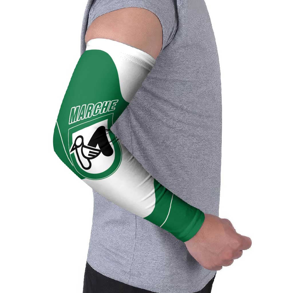 Personalized Italy Marche Arm Sleeves Flag Style - Wonder Print Shop