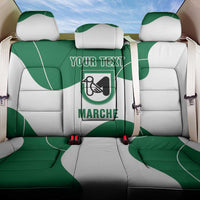 Personalized Italy Marche Back Car Seat Cover Flag Style - Wonder Print Shop