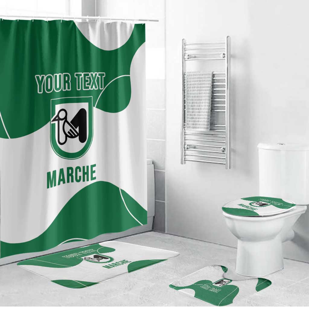 Personalized Italy Marche Bathroom Set Flag Style - Wonder Print Shop
