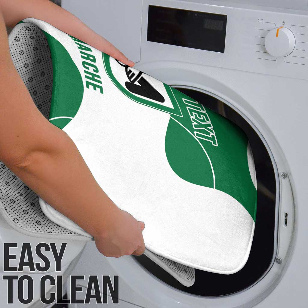 Personalized Italy Marche Bathroom Set Flag Style - Wonder Print Shop