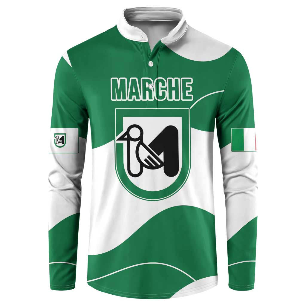 Personalized Italy Marche Button Sweatshirt Flag Style LT19