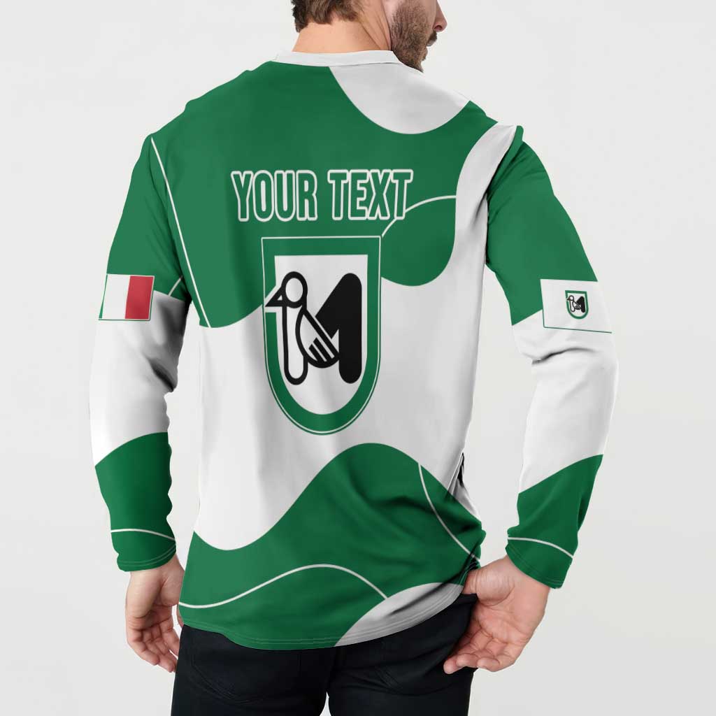 Personalized Italy Marche Button Sweatshirt Flag Style LT19