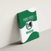 Personalized Italy Marche Canvas Wall Art Flag Style - Wonder Print Shop