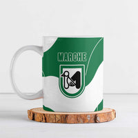 Personalized Italy Marche Ceramic Mug Flag Style - Wonder Print Shop