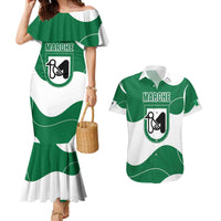 Personalized Italy Marche Couples Matching Mermaid Dress and Hawaiian Shirt Flag Style LT19
