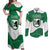 Personalized Italy Marche Couples Matching Off Shoulder Maxi Dress and Long Sleeve Button Shirt Flag Style LT19