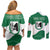 Personalized Italy Marche Couples Matching Off Shoulder Short Dress and Long Sleeve Button Shirt Flag Style LT19