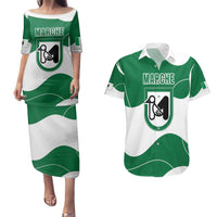 Personalized Italy Marche Couples Matching Puletasi and Hawaiian Shirt Flag Style LT19