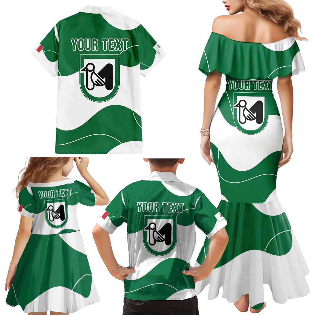 Personalized Italy Marche Family Matching Mermaid Dress and Hawaiian Shirt Flag Style LT19