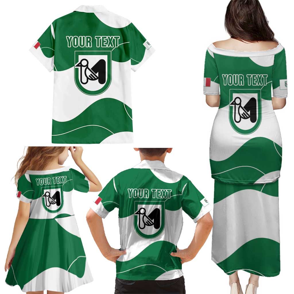 Personalized Italy Marche Family Matching Puletasi and Hawaiian Shirt Flag Style LT19