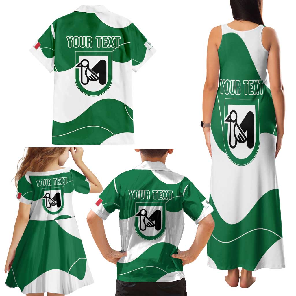 Personalized Italy Marche Family Matching Tank Maxi Dress and Hawaiian Shirt Flag Style LT19