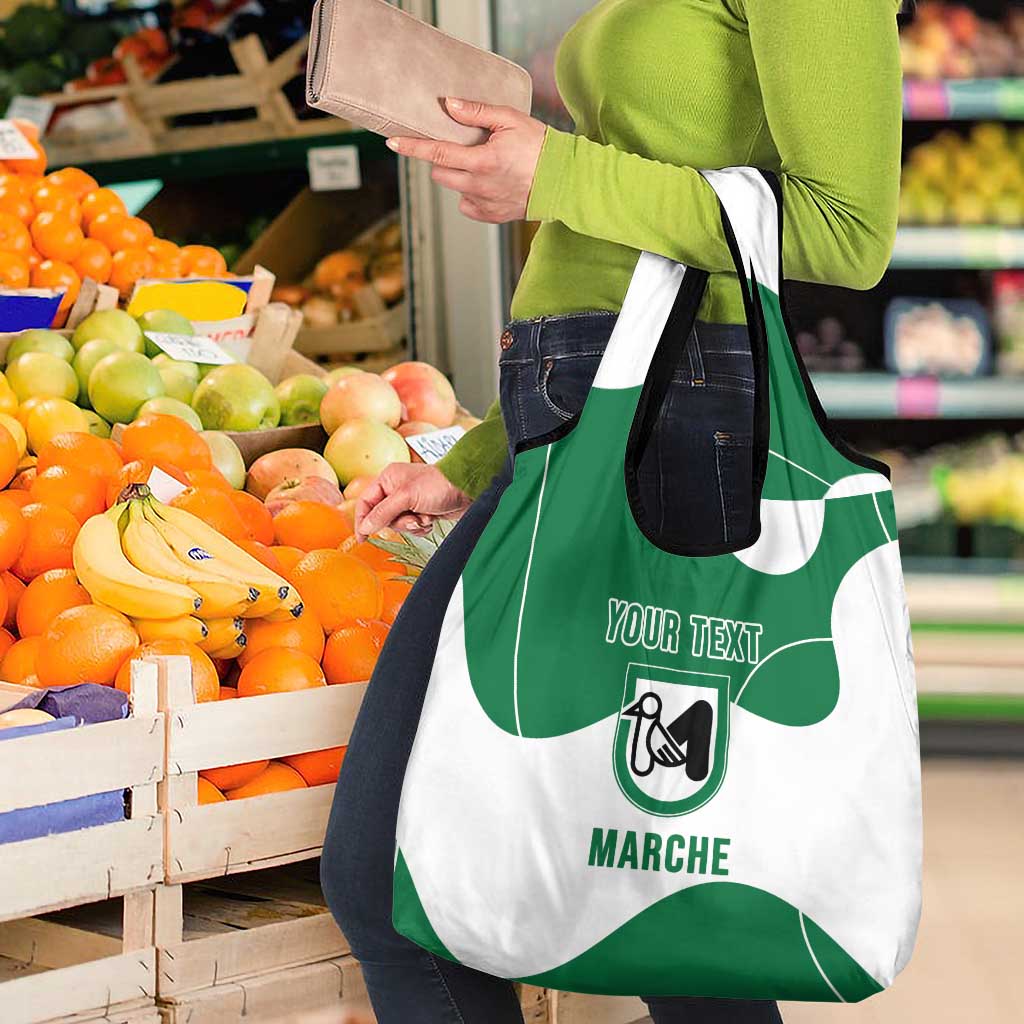 Personalized Italy Marche Grocery Bag Flag Style - Wonder Print Shop
