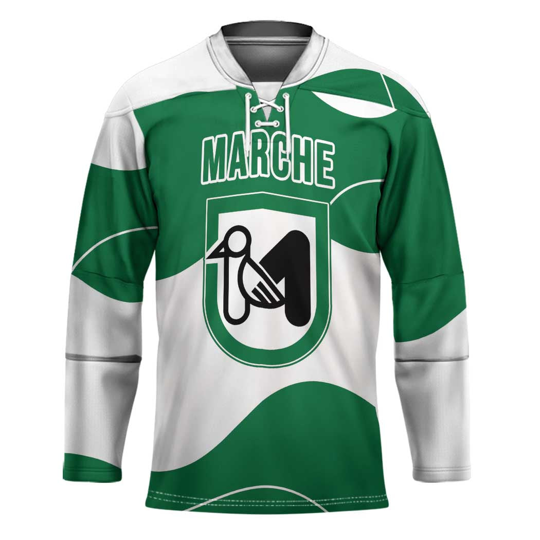 Personalized Italy Marche Hockey Jersey Flag Style LT19
