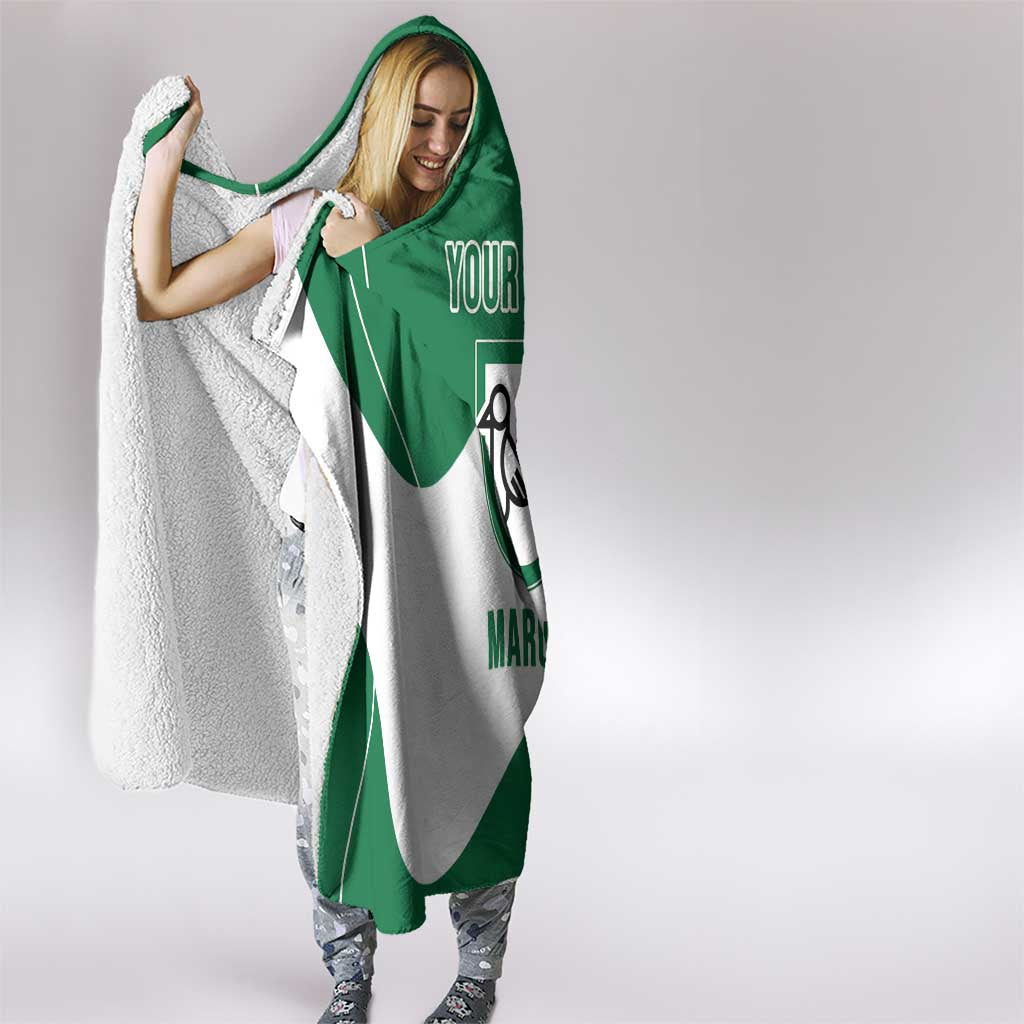 Personalized Italy Marche Hooded Blanket Flag Style - Wonder Print Shop