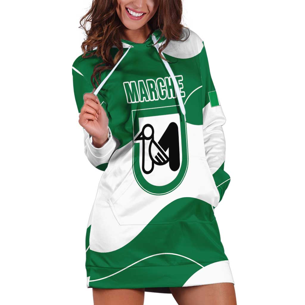 Personalized Italy Marche Hoodie Dress Flag Style LT19