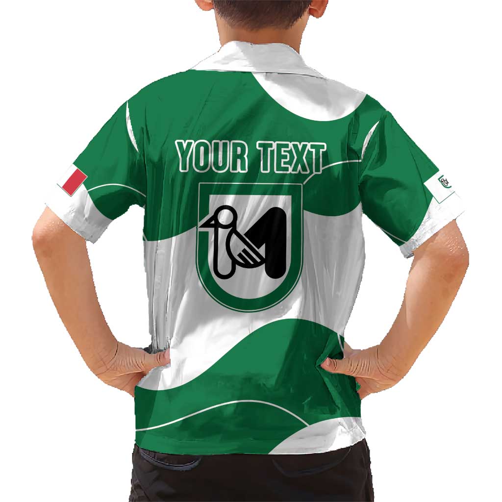 Personalized Italy Marche Kid Hawaiian Shirt Flag Style LT19