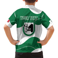 Personalized Italy Marche Kid Hawaiian Shirt Flag Style LT19