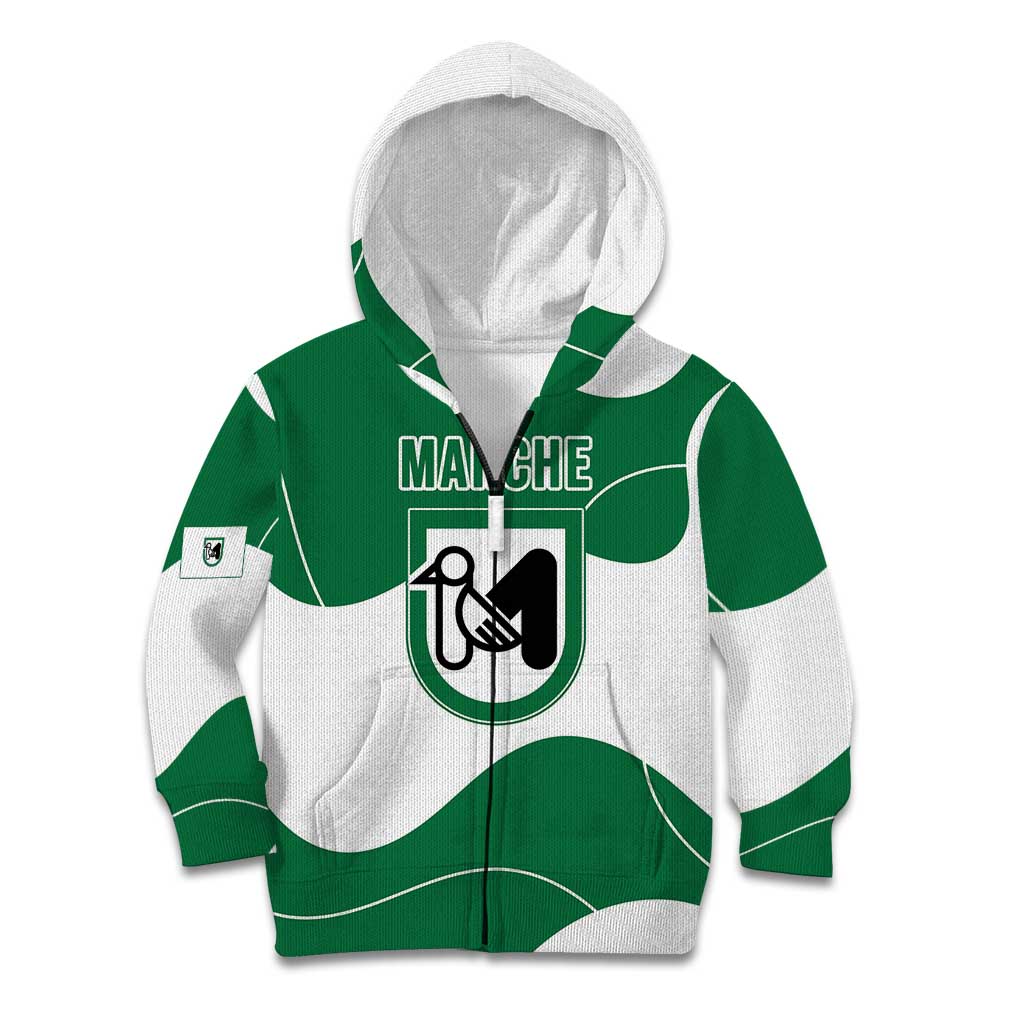 Personalized Italy Marche Kid Hoodie Flag Style LT19