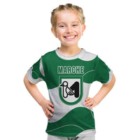 Personalized Italy Marche Kid T Shirt Flag Style LT19