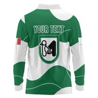 Personalized Italy Marche Long Sleeve Polo Shirt Flag Style LT19