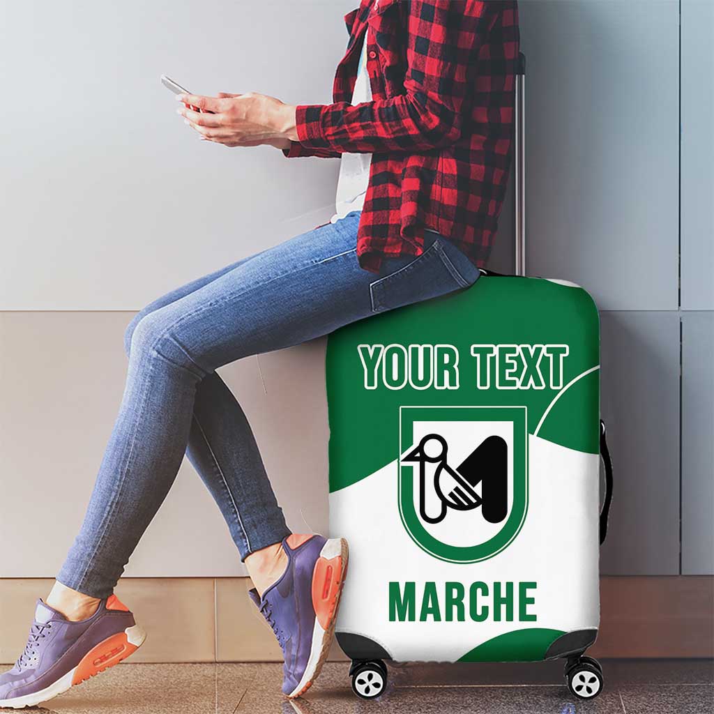 Personalized Italy Marche Luggage Cover Flag Style - Wonder Print Shop