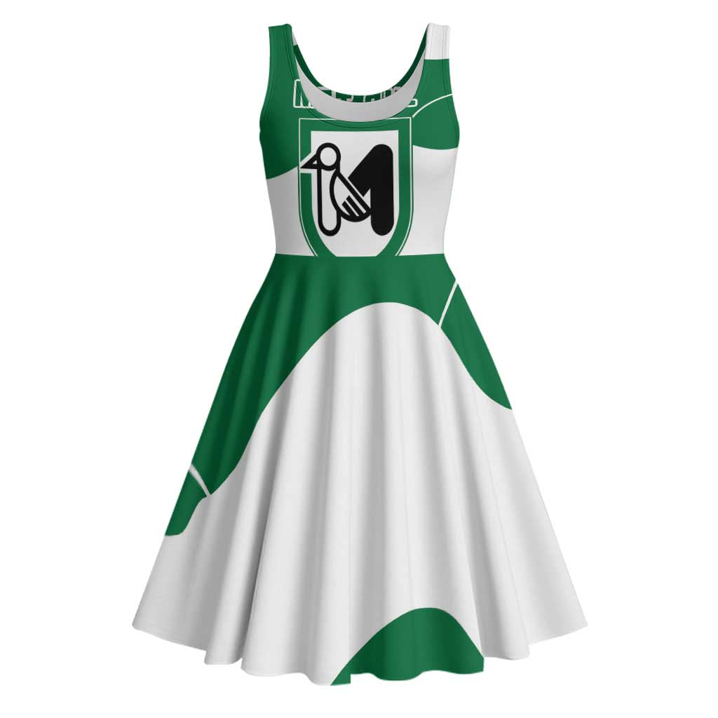 Personalized Italy Marche Midi Dress Flag Style - Wonder Print Shop
