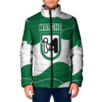 Personalized Italy Marche Padded Jacket Flag Style LT19