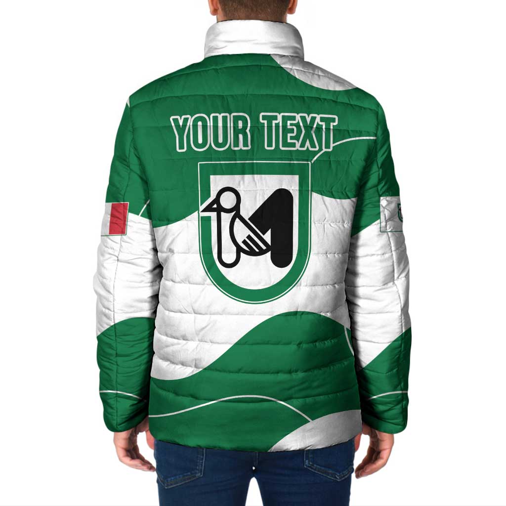 Personalized Italy Marche Padded Jacket Flag Style LT19