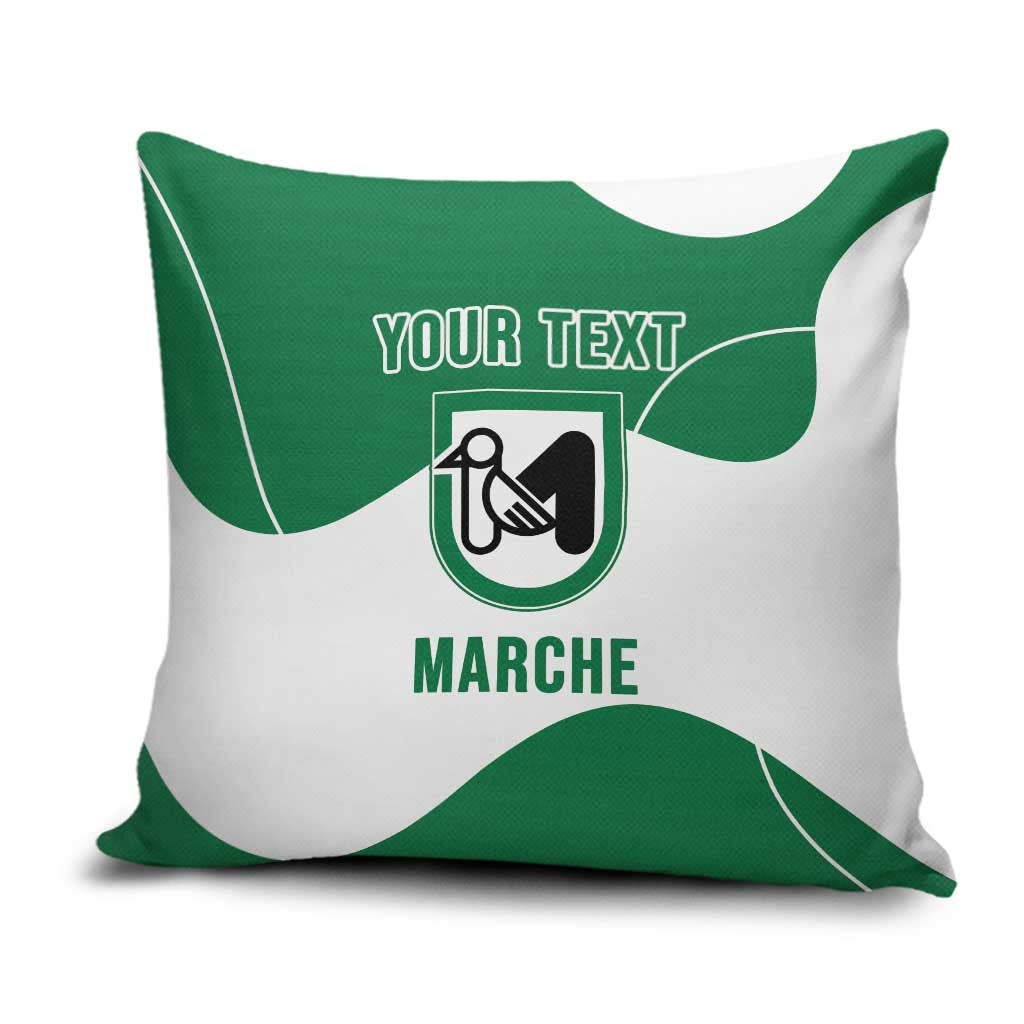 Personalized Italy Marche Pillow Cover Flag Style - Wonder Print Shop