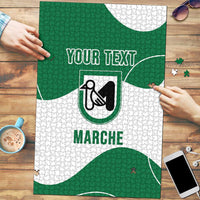 Personalized Italy Marche Puzzle Flag Style - Wonder Print Shop